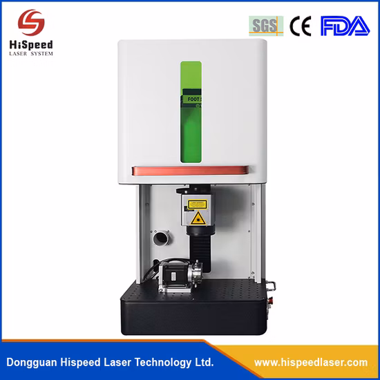 Raycus Max Jpt Laser 20W 30W 50W Full Enclosed Fiber Laser Marking Machine